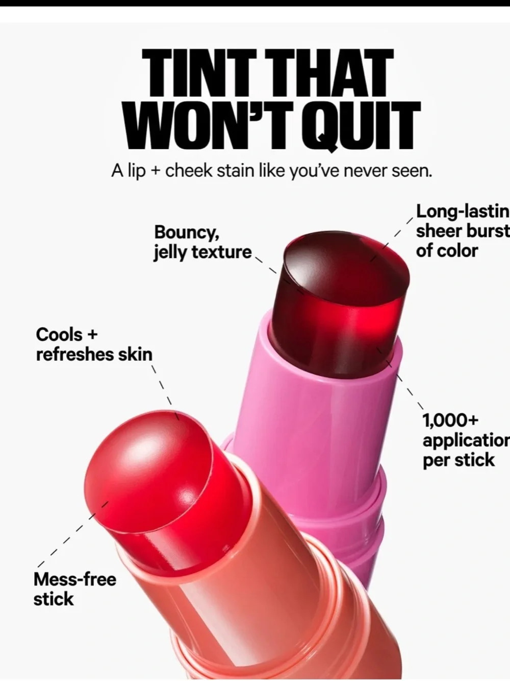 Milk Makeup Ready to Jelly Vault all 6 original shades jelly lip + cheek stain